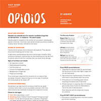 Fact Sheet Opioids