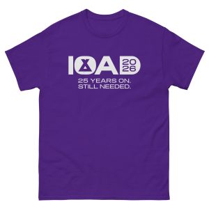 IOAD 2026 Unisex classic tee - White font
